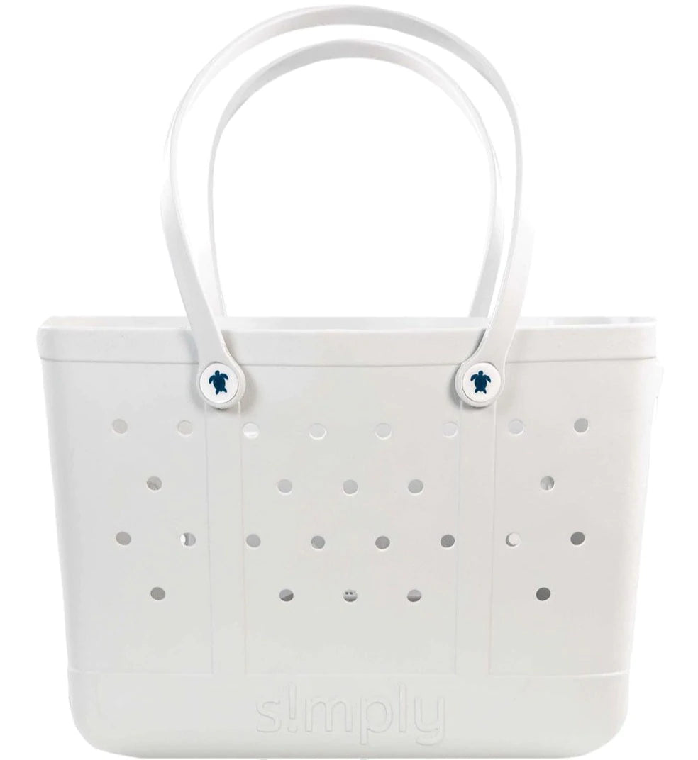 Simply Southern Large Waterproof Tote Bag in Cloud Grey