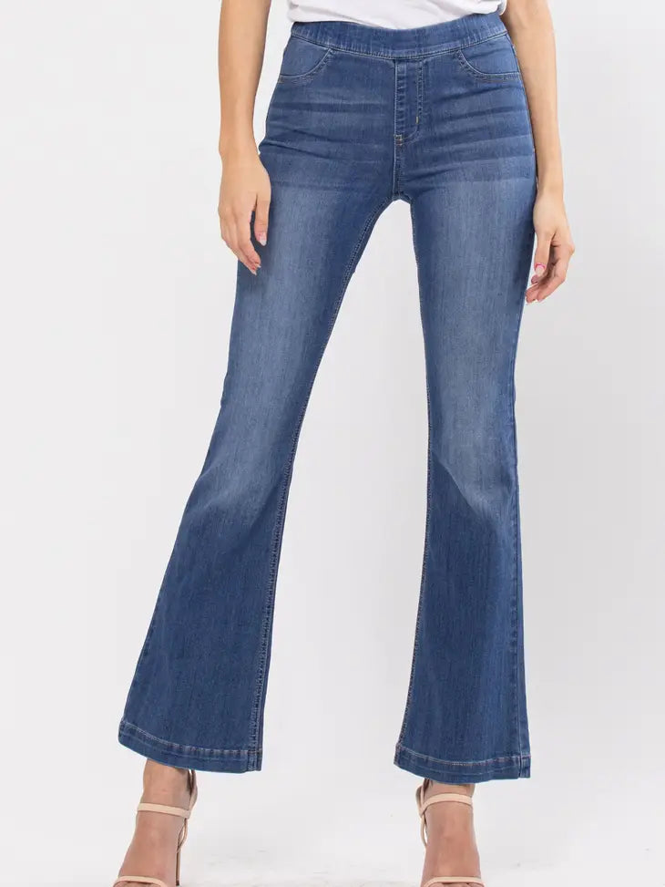 Mid Rise Flare Jegging - 30" Inseam