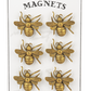 Gold Bee Magnet Set