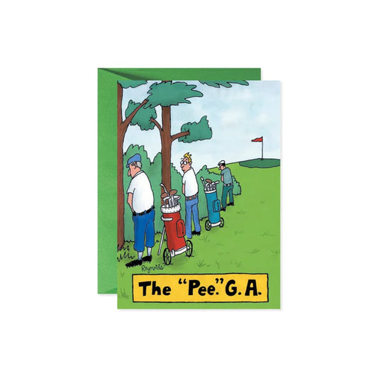 The Pee G.A. Birthday Card