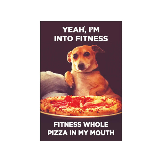 Yeah I'm Into Fitness Birthday Card