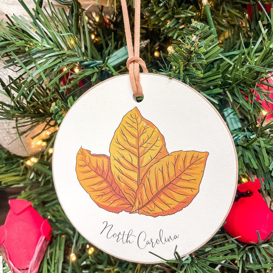 North Carolina Tobacco Leaf Ornament