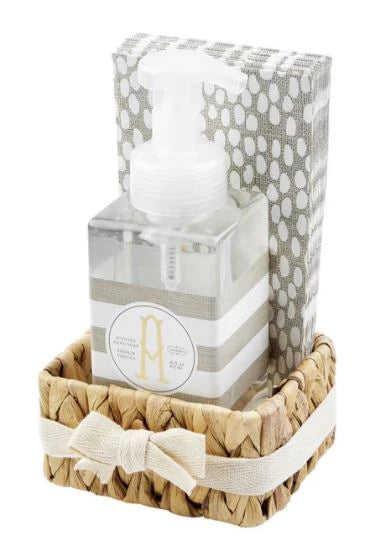 Initial Soap & Towel Basket Set