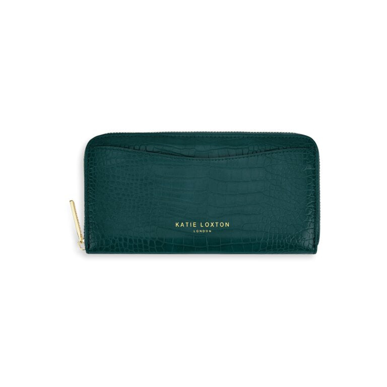 Cara Curve Wallet- Forest Green