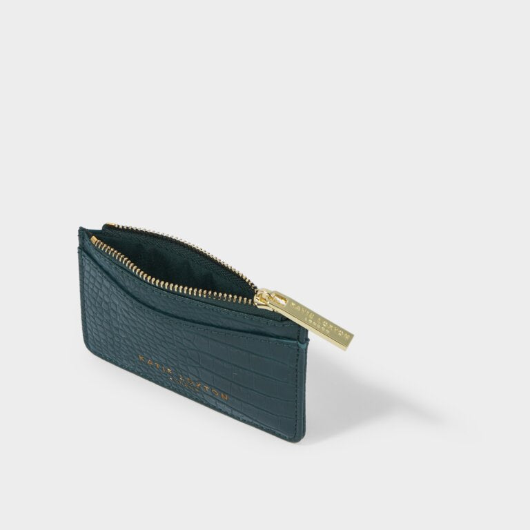 Cara Curve Cardholder- Forest Green