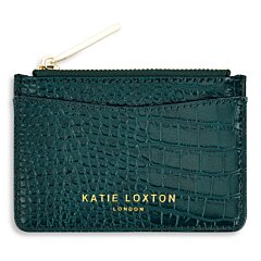 Cara Curve Cardholder- Forest Green