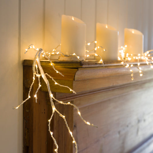 Birch Lighted Garland