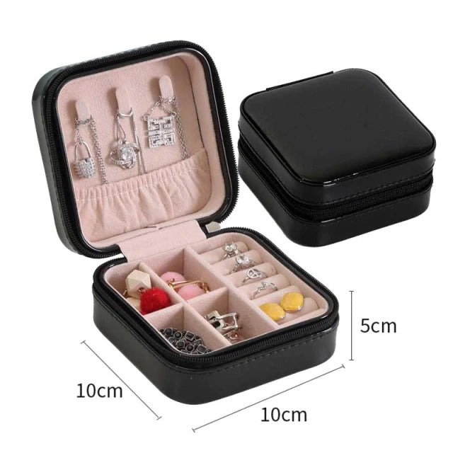 Small Travel Jewelry Case