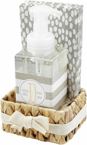 Initial Soap & Towel Basket Set