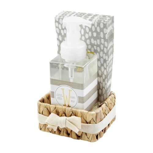 Initial Soap & Towel Basket Set